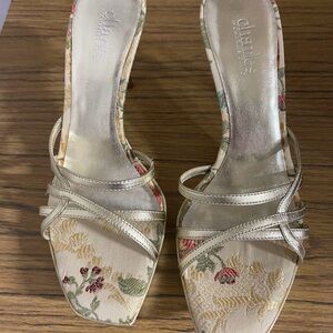 Charles David Heels Brand New Never Worn Sz 8 Gold